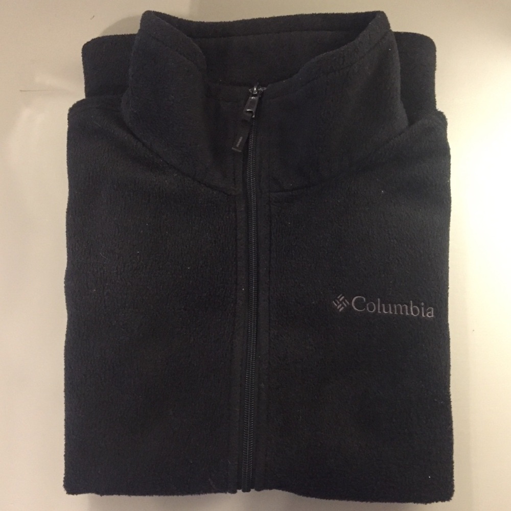 Columbia Fleece Vest Men’s Large Black